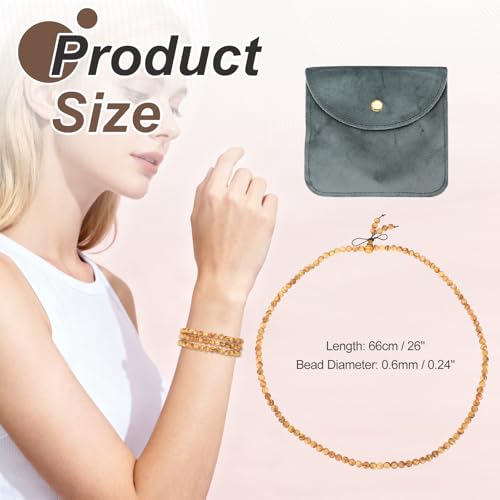 MECCANIXITY Prayer Beads Bracelet, Natural Wooden Bead Mala Bracelets Link Wrist Men Women Beaded Stretch Crafts Bangle - color: Imperial Wood Color