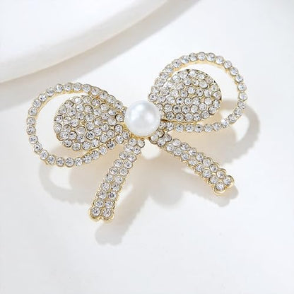 HETICA Animal Brooch for Women, Funny and Cute Flower Brooch Safety Pins Clothing Backpack Hat Decoration Enamel Pins Fashion Women Brooches and Pins Jewelry - style: Bow Tie