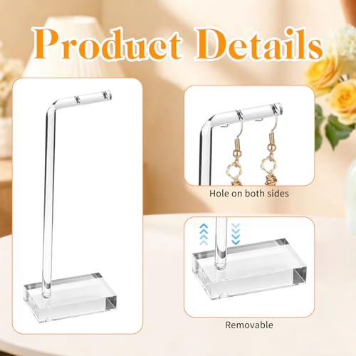 3 PCS Earring Display for Photos, Acrylic Earring Holder for Jewelry | Earring Holders for Selling, Earring Display for Vendors, Jewelry Earring Necklace Display