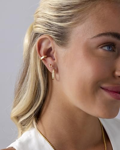 PAVOI 14K Gold Plated 925 Sterling Silver Posts Mini Stud Flat Back Earrings for Women | Helix Cartilage Piercing Jewelry | Dainty Pearl Star Cluster Cubic Zirconia Lotus Climber Screw Backs - style: CZ Cluster