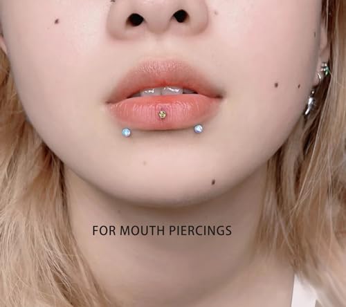 20G 18G 16G F316 Titanium Flat Back Nose Rings Studs Hypoallergenic Screw on Tragus Helix Cartilage Earrings Stud Piercing Jewerly for Women Men Bars 6mm - style: 20G Flat Back Nose Studs-bars 7mm