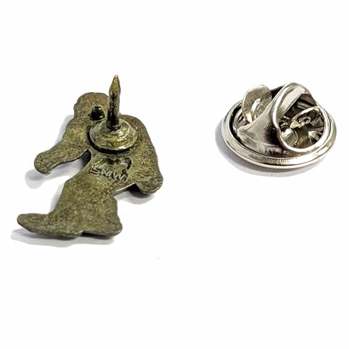 Bigfoot Enamel Lapel Pin - for Fans of Bigfoot and Sasquatch - style: Pewter Squatch