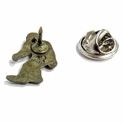 Bigfoot Enamel Lapel Pin - for Fans of Bigfoot and Sasquatch - style: Pewter Squatch