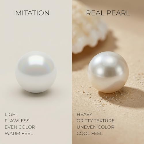 The Pearl Source Real Freshwater Pearl Necklace for Women, Genuine Cultured Freshwater Pearls, Fine Jewelry Gift