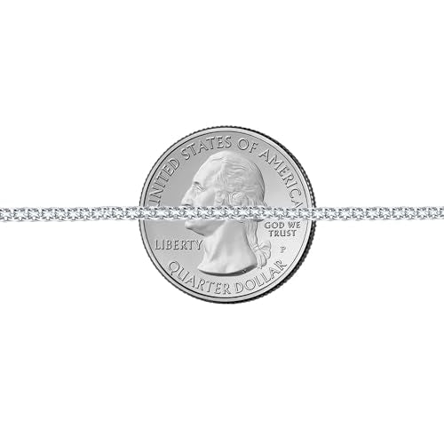 Savlano 925 Sterling Silver 2MM Bismark Chain Mesh Link Anklet for Women Comes in 9"-10" inches with Gift Box - Made in Italy - style: 9 Inches