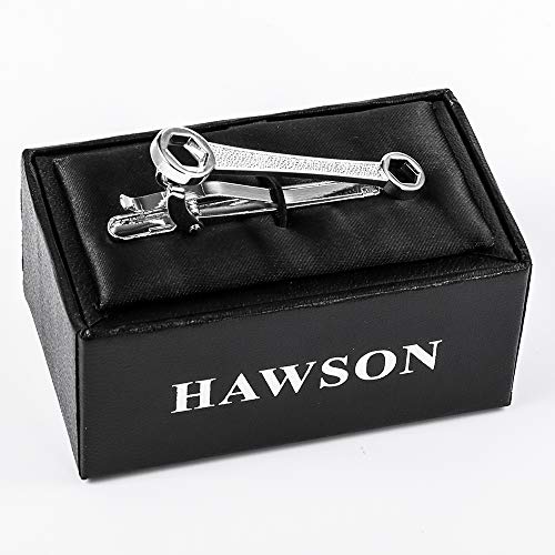 HAWSON 2 inch Tie Clip for Men-Novelty Sport Necktie Bar Clip,Tie Pin,Special Interesting Gift for Men - style: Wrench