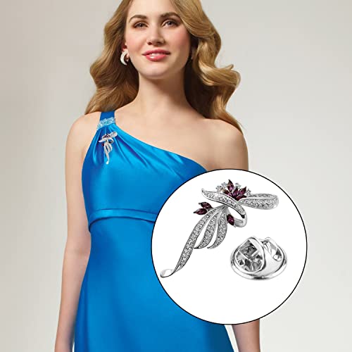 JANYUN 120 Pairs Butterfly Clutch Tie Tacks Silver Locking Pin Back | Metal Holder Clasp Lock Backings,Replacement with 8mm Length 4mm Width Blank Pins for Brooch Lapel Enamel Craft Making Badges - color: Silver, size: 4mm