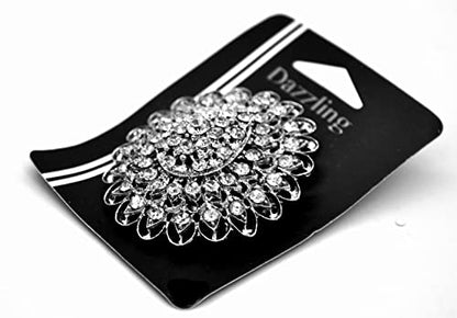 Belagio Enterprises 2 1/2-Inch Rhinestone Brooch | BW-171-182 - size: 2-1/2-Inch, style: BW-142