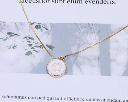 Letter C Charms Double Sided Alphabet Charms Initial Enamel Pendant Beads for Necklace Bracelet Keychain Earrings Mother’s Day Graduation Wedding Jewelry Making Decoration, 30PCS
