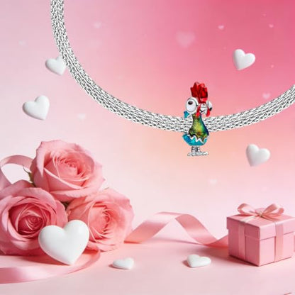 Birthday Fashion Heart Dangle Charm for Bracelets and Necklace Pendant Bead Charms Jewelry Present for Women Family Friends - style: Fashion Charm for Bracelets