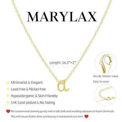 Initial Necklaces for Women Trendy, Dainty Gold Letter Necklace Tiny A-Z Pendant, 14K Gold Plated Cute Personalized Name Chain Fashion Accessories Gold Jewelry Birthday Gifts for Her - color: e