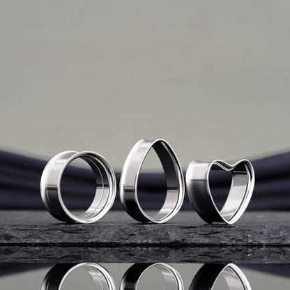 Gauges Ears Plugs and Tunnels Double Flared Earrings Upgrade Tear Drop Piercing 1 Pair Gift Packing Stretchers 0g to 1 Inch. - color: ST063G, size: 0g(8mm)