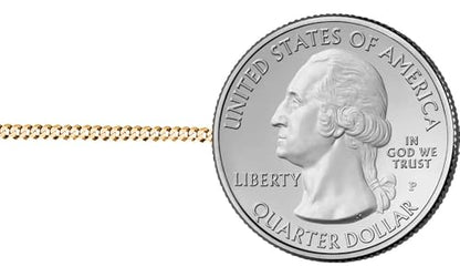 Savlano 925 Sterling Silver Chain Anklet Rope, Figaro, Mariner, Curb - 18K Gold Plated Chain Anklet Available in 9, 10 and 11 - Inches for Women Comes with a Gift Box - Made in Italy - style: Curb 2.2mm