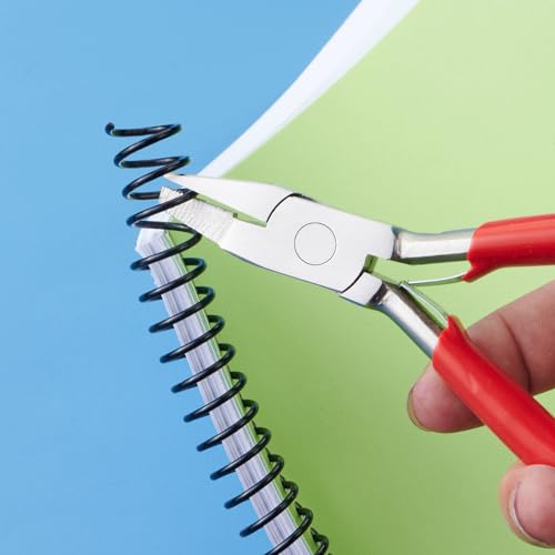 Binditek Plastic Spiral Binding Coils, Multi Size 4:1 Pitch, Black 200Pack | 8 Different Sizes (6 mm,8 mm,10 mm,12 mm,14 mm,16 mm,20 mm,25 mm), 48 Loops, for Letter-Size School and Office Projects - size: Multi Size , 4:1pitch, style: 200P , Black