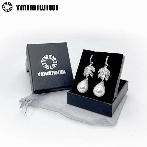 Earrings Holy Stud Earrings for Girls/Women, Sliver Gold Wedding Earrings for Bridesmaids - color: Pearl|Silver