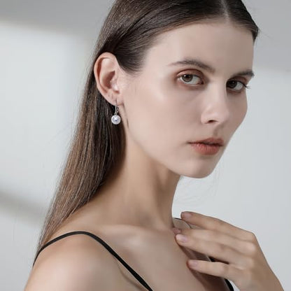 Multicolor Crystal Dangle Studs Earrings Set for Women 925 Silver Hypoallergenic Dangle Earrings Leverback Drop Earring Fashion Cubic Zirconia Leverback Stud Earring Sets Trendy Cubic Zirconia Jewelry Gifts for Women - style: 6-S-S