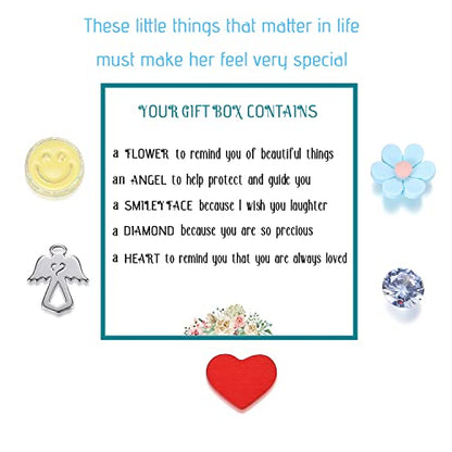 SAM & LORI Personal Bracelets for Teens/Women-Inspirational Jewelry Gifts (Various Designs) for Daughter/Sister/Mom/Friends-Adjustable Bracelet in a Pretty Gift Box - style: 2-Daughter Dad-To my daughter,...Dad