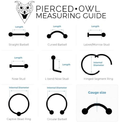 Pierced Owl 14GA 316L Stainless Steel Fang Nipple Shields, Sold as a Pair - style: Gold Tone