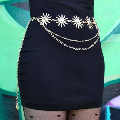 Millennials In Motion Designer Belt - color: Gold Sun