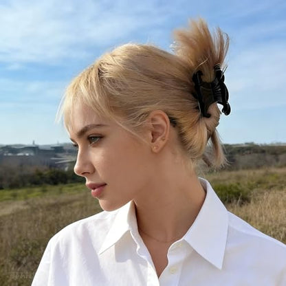 Butterfly Hair Clips, 4 Pack Premium Acetate Hair Claw Clips for Women, Medium-Strong Hold for Thick & Thin Hair, Ideal for Updos & Half Up Styles (2.76 x 1.66 in)