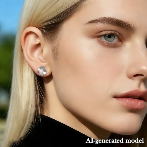 8G-12mm Solid Ear Plugs Tunnels for Women Men Single Flared Ears Gauge Plugs with O-Ring Stretcher Expander Piercing Body Jewelry Black White Clear Opalite 1 Pairs - color: Clear, size: 6 Gauge(4mm) = 3/16 inch
