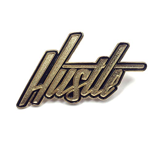 Kolorspun Hustle Enamel Lapel Pin - color: Gold