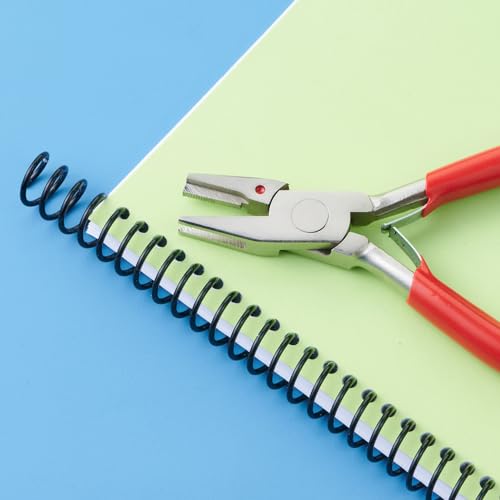 Binditek Plastic Spiral Binding Coils, Multi Size 4:1 Pitch, Black 200Pack | 8 Different Sizes (6 mm,8 mm,10 mm,12 mm,14 mm,16 mm,20 mm,25 mm), 48 Loops, for Letter-Size School and Office Projects - size: Multi Size , 4:1pitch, style: 200P , Black