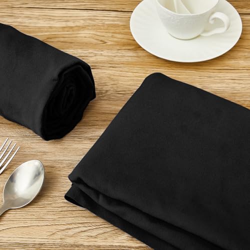 Jecery 1.1 Yard Anti Tarnish Silver Cloth by the Yard, Luxury Jewelry Silver Polishing Storage Protect Cloths for Silverware Flatware Silversmith Polishing(Black) - color: Black