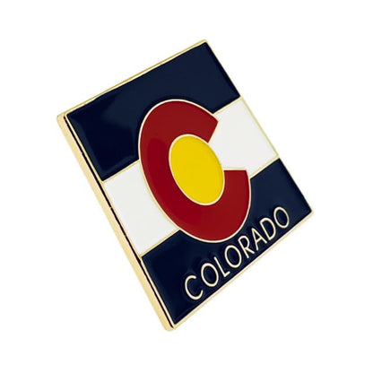 PinMart State Shape Flag Lapel Pin - color: Colorado Gold Plated, size: 25 Pack