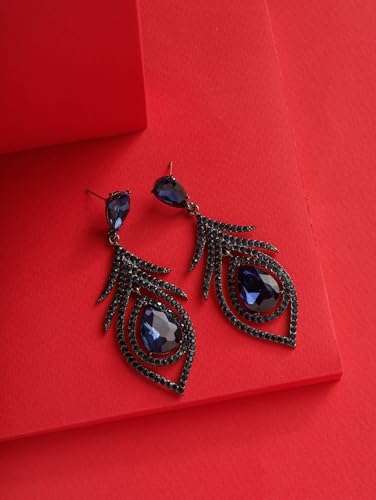 Christmas Halloween Red Heart Shaped Pattern Alloy Earrings, Gothic Antique Style Jewelry for Women - style: Earrings EARR.006