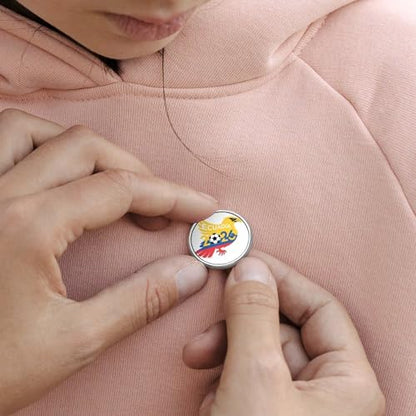 Pins, Round Metal Lapel Pin 1 Inch, Novelty Badge for Bags Hats Tie Shirts Jackets - color: style-3