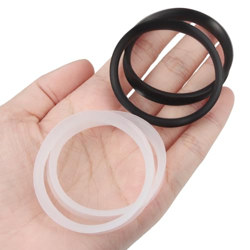 Cisyozi 10G-50mm Thin Silicone Gauges for Ear Flexible Double Flare Gauges Tunnels Expander Stretching Gauge Earlets Plugs Gauges Kit Earlets Retainer Same Sizes 3 Colors - style: Size: 44mm = 1 3/4 inch
