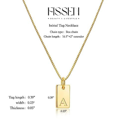 Initial Necklaces for Women 14K Gold Plated Letter Necklace Dainty Waterproof Pendant Necklace Personalized Gifts Trendy Gold Jewelry - color: T