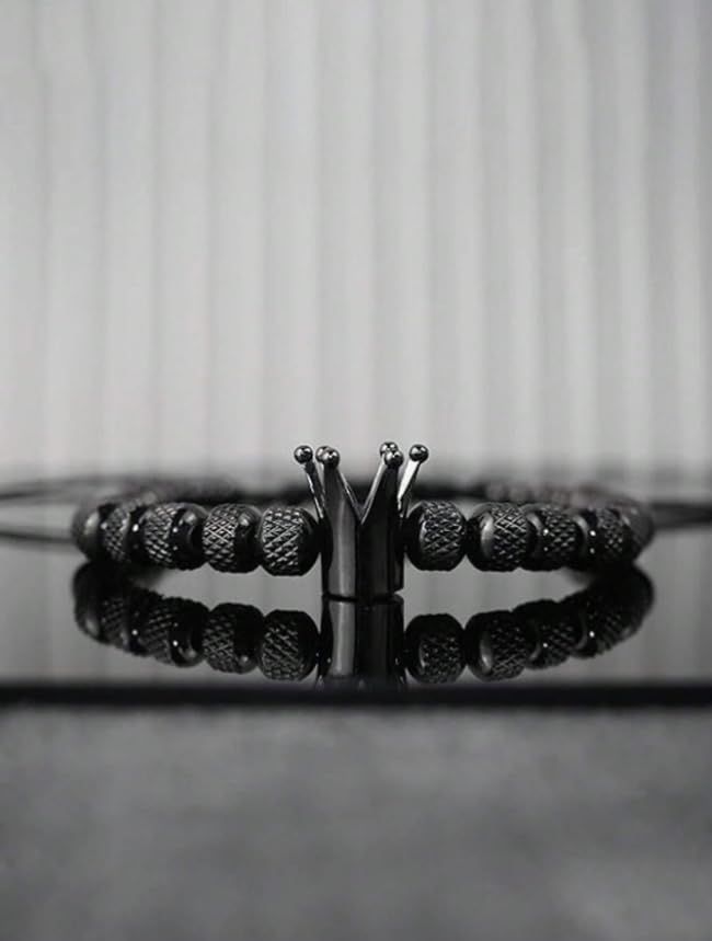 Vintage Stackable Bead Bracelet Set For Men Women Handmade Bohemian Style Multilayer Adjustable Elastic Bead Bracelet Fashion Punk Jewerly Gift - style: Style 9