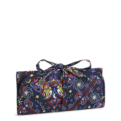 Vera Bradley womens Premium Cotton Jewelry Roll - color: Starry Paisley