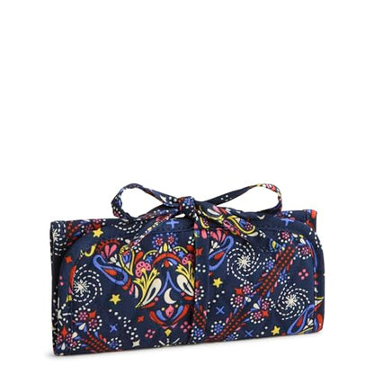 Vera Bradley womens Premium Cotton Jewelry Roll - color: Starry Paisley