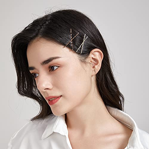Dofash Hair Clip Set, 102 Counts Set Braided Hair Clips For Women (Bobby Pins 60pcs + Hyper Elastics Ties 30pcs + Snap Hair Clips 12PCS - Blonde) - color: Blonde B