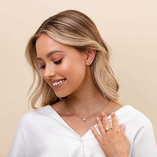 PAVOI 14K Gold Plated 925 Sterling Silver Tiny Stud Earrings for Women - Dainty Circle, Triangle, Bar Earrings - Hypoallergenic Minimalist Geometric Jewelry Small Gold Studs for Women - style: Triangle
