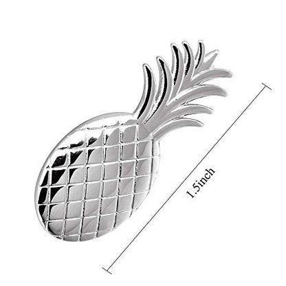 HAWSON 2 inch Tie Clip for Men-Novelty Sport Necktie Bar Clip,Tie Pin,Special Interesting Gift for Men - style: Pineapple