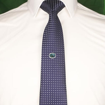 Men’s Tie Tack Tie Pin with Chain – Classic Lapel Pin Accessory for Dress Shirts, Suits & Formal Wear - style: MDTP-OA