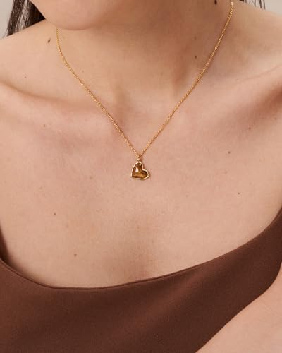 SNGIA 18K Gold Plated Stackable Adjustable Curved Horizontal Bar with CZ Pendant Necklace For Women by SNGIA, Dainty Drop Layered Trendy Birthstone Gemstone Charm Statement Jewelry Gifts, Bohemian Vintage Handmade Unique Cute Thin Skinny Dainty Chain Bead