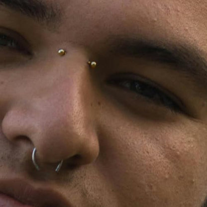 3 Pcs 14k Gold Filled Eyebrow Rings, 16G Rook Piercing Jewelry, Surgical Steel Vertical Lip Labret Belly Tongue Ring Daith Earring Curved Barbells 6mm/8mm/10mm - color: gold 10mm