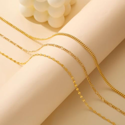 Foxgirl Gold Waist Chains for Women, 14K Gold Plated Layered Belly Chain Adjustable Waterproof Sexy Bikini Satellite Beads Chain Summer Non Tarnish Body Chain Jewelry Gifts for Women | Adjustable Chain Set for Bikini, Beach, Festival, and Summer Styling -