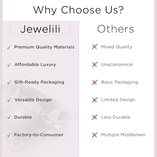 Jewelili Puffed Heart Necklace Pendant 10K Yellow Gold with White Round Cubic Zirconia 18 inch 14K Gold Chain