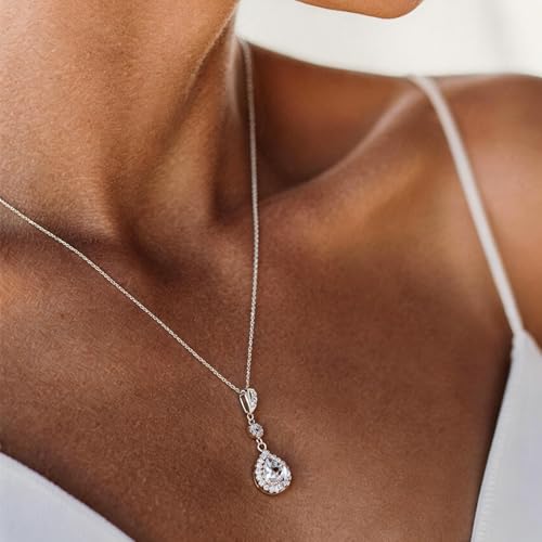 Back Necklace with Rhinestone Pearl Pendant Back Body Chain for Backless Dress Bridal Wedding Backdrop Necklace Crystal Simple Waist Body Jewelry for Women - color: C2