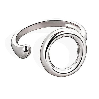 925 Sterling Silver Rings Handmade Rings Adjustable Open Teardrop Rings Waterdrop Ring for Women - color: Color 6