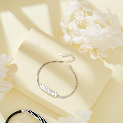 2 Pcs 925 Sterling Silver Necklace Enhancer Clasp,Hypoallergenic Pendant Enhancer Shortener,Oval Spring Bail Pendant Connector for Necklaces,Bracelets, Anklets,Jewelry Making and Charm Holder Gift - color: Silver 0.28 x 0.39 inch