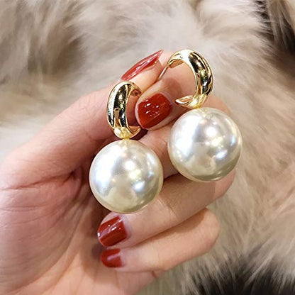 Retro Pearl Stud Drop Earrings Elegant Faux Pearl Stud Earrings For Women Exquisite Wedding Engagement Jewelry Gifts - style: Style 2