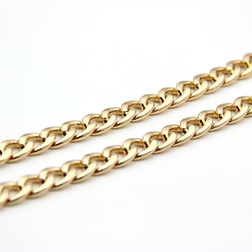 Gold Chain Belt for Women, Metal Cuban Link Waist Belt with Adjustable Buckle, Fashion Chunky Chain for Dresses Jeans - color: Gold-Cuban Link