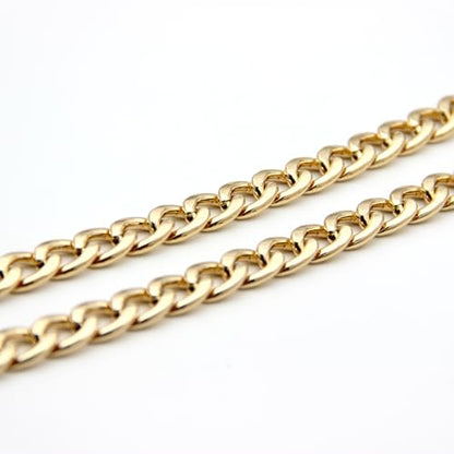 Gold Chain Belt for Women, Metal Cuban Link Waist Belt with Adjustable Buckle, Fashion Chunky Chain for Dresses Jeans - color: Gold-Cuban Link